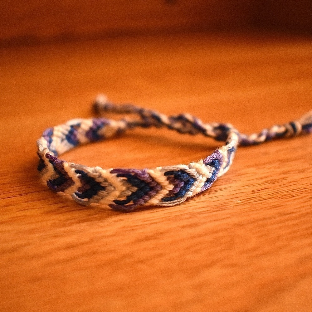 Lavender‎ Skies Woven Bracelet